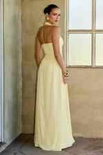 Load image into Gallery viewer, Abigail Square Neck Maxi Dress - Lemon
