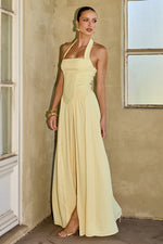 Load image into Gallery viewer, Abigail Square Neck Maxi Dress - Lemon
