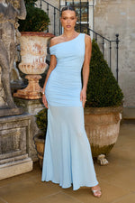 Load image into Gallery viewer, Stephanie One Shoulder Maxi Dress - Bluebell

