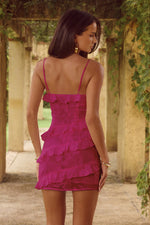 Load image into Gallery viewer, Aisha Mini Dress - Fuchsia
