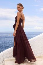 Load image into Gallery viewer, Danika Maxi Dress - Chocolate

