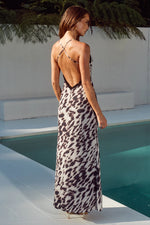 Load image into Gallery viewer, Monet Cross Back Maxi Dress - Giana White

