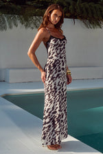 Load image into Gallery viewer, Monet Cross Back Maxi Dress - Giana White
