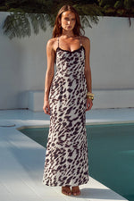 Load image into Gallery viewer, Monet Cross Back Maxi Dress - Giana White
