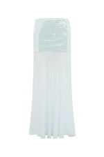 Load image into Gallery viewer, Adeluna Sheer Bottom Maxi Skirt - Sky Blue
