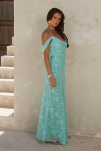 Anita Maxi Dress - Aqua