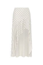Load image into Gallery viewer, Melody Flounce Midi Skirt - Cream/Black Polka
