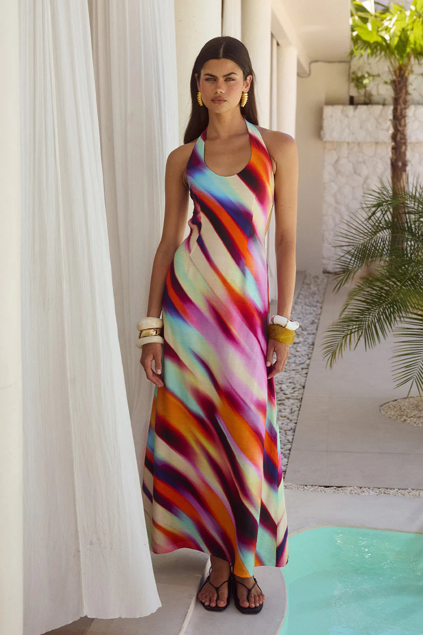 Aura Maxi Dress - Ainsley Pink