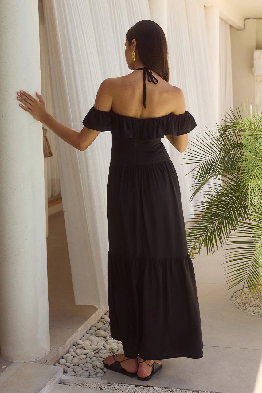 Etallia Maxi Dress - Black