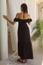 Load image into Gallery viewer, Etallia Maxi Dress - Black
