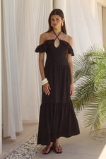 Load image into Gallery viewer, Etallia Maxi Dress - Black
