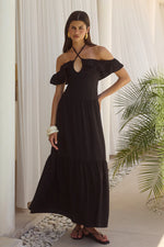 Load image into Gallery viewer, Etallia Maxi Dress - Black
