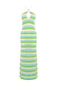 Mahlia Maxi Dress - Aqua Multi