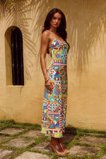 Load image into Gallery viewer, Rowena Maxi Dress - Phaedra Print
