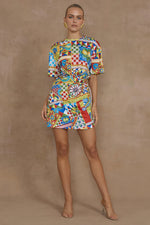 Load image into Gallery viewer, Brizzie Mini Dress - Phaedra Print
