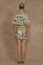 Load image into Gallery viewer, Brizzie Mini Dress - Phaedra Print
