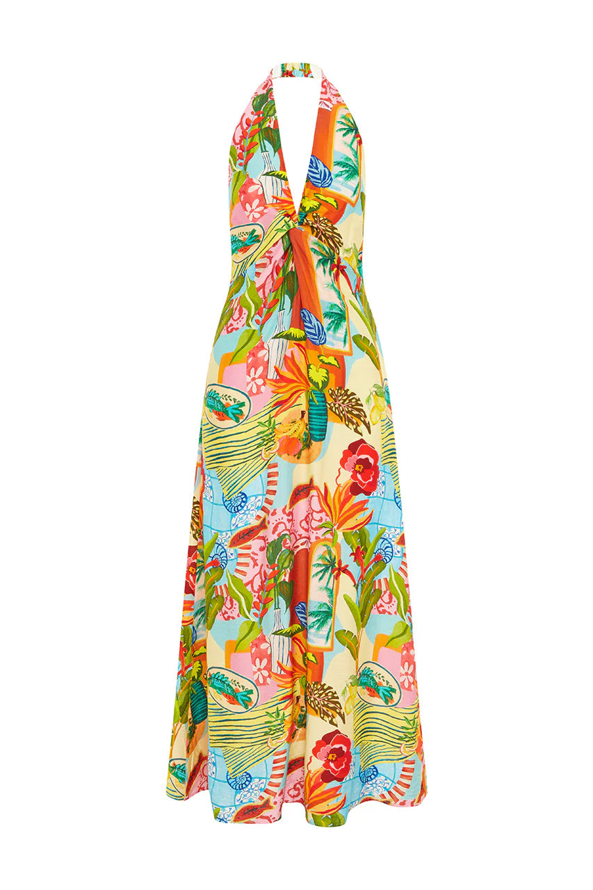 Arli Maxi Dress - Etallia Multi