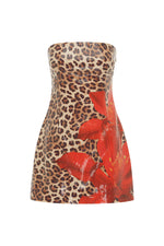 Load image into Gallery viewer, Ibiza Mini Dress - Leopard Floral
