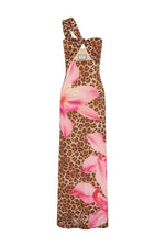 Load image into Gallery viewer, Kyree Maxi Dress - Leopard Floral
