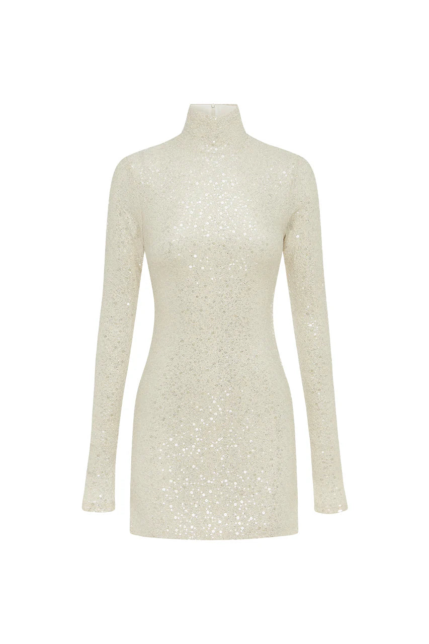 Chloe Mini Dress - Champagne