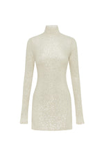 Load image into Gallery viewer, Chloe Mini Dress - Champagne
