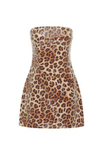 Load image into Gallery viewer, Ibiza Mini Dress - Leopard Print
