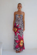 Load image into Gallery viewer, Alessia Maxi Dress - Zebra Floral
