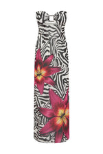 Load image into Gallery viewer, Alessia Maxi Dress - Zebra Floral
