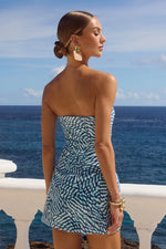 Load image into Gallery viewer, Ibiza Mini Dress - Ophelia Blue
