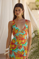 Load image into Gallery viewer, Tiana Maxi Dress - Diaz Aqua
