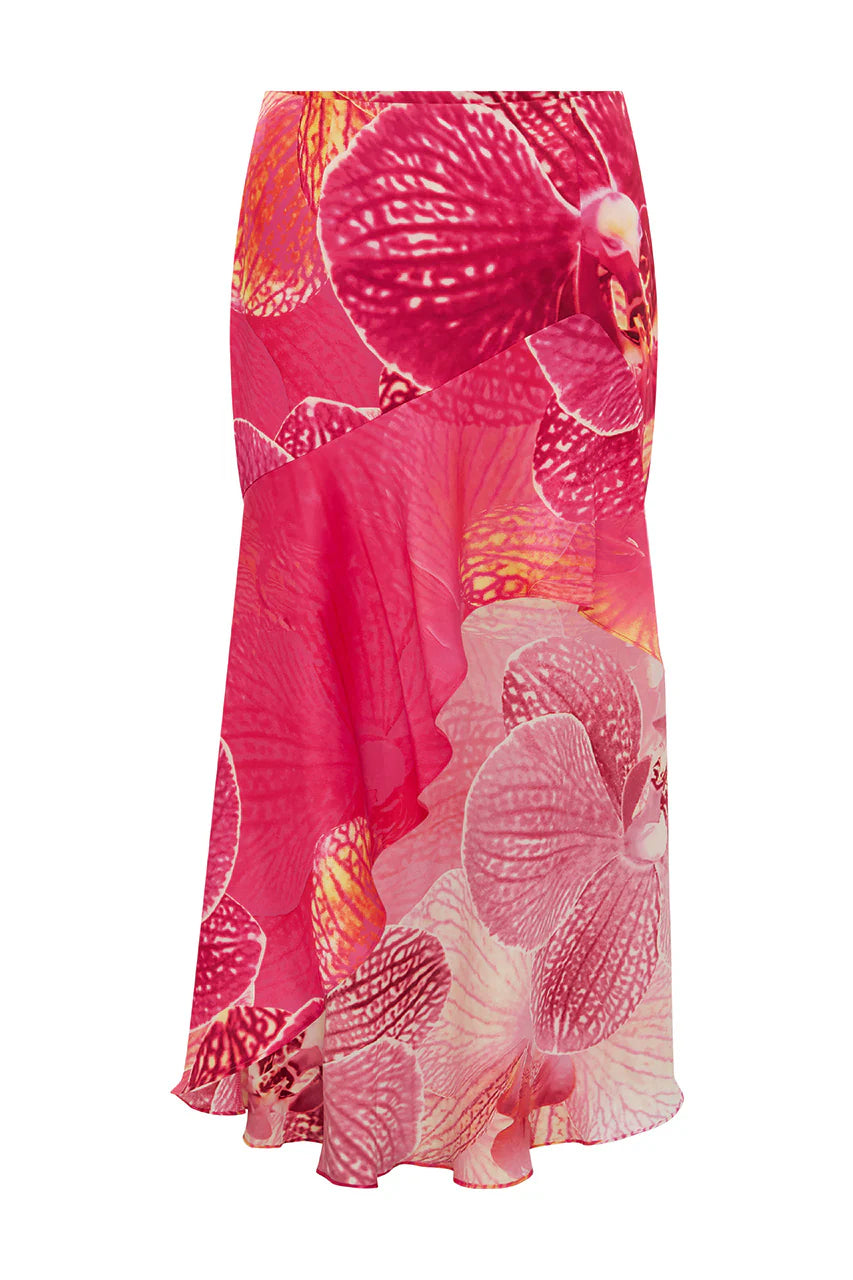 Viki Midi Skirt - Isabel Pink