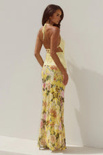 Load image into Gallery viewer, Helena Low Waist Maxi Skirt - Kendall Yellow
