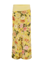 Load image into Gallery viewer, Helena Low Waist Maxi Skirt - Kendall Yellow
