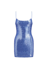 Load image into Gallery viewer, Sindy Sequin Mini Dress - Bluebell
