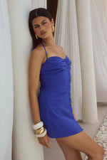 Load image into Gallery viewer, Otto Mini Dress - Cobalt Blue
