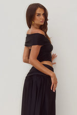Load image into Gallery viewer, Nivali Off Shoulder Top - Black
