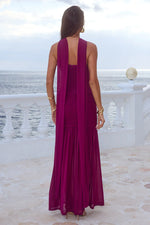 Load image into Gallery viewer, Lillie Corset Maxi Dress - Plum
