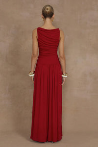 Nalla Maxi Dress - Cherry