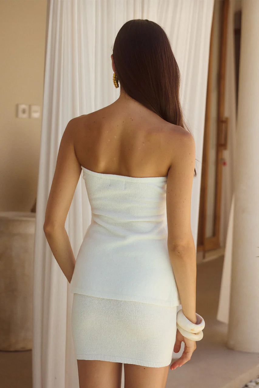 Molli Mini Skirt - White