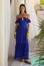 Load image into Gallery viewer, Etallia Maxi Dress - Cobalt Blue
