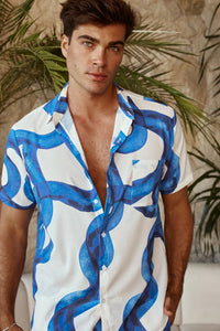 Vista Shirt - Squiggle Print