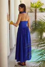 Load image into Gallery viewer, Otto Midi Dress - Cobalt Blue
