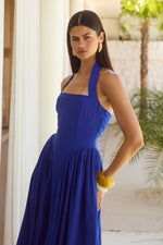Load image into Gallery viewer, Otto Midi Dress - Cobalt Blue
