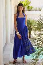 Load image into Gallery viewer, Otto Midi Dress - Cobalt Blue
