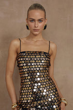 Load image into Gallery viewer, Cortez Mini Dress - Bronze
