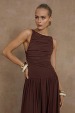 Load image into Gallery viewer, Nalla Maxi Dress - Brown
