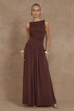 Load image into Gallery viewer, Nalla Maxi Dress - Brown
