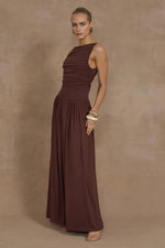 Load image into Gallery viewer, Nalla Maxi Dress - Brown
