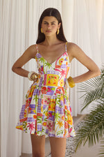 Load image into Gallery viewer, Tildah Mini Dress - Tildah Multi
