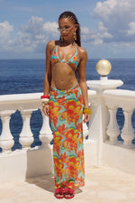 Load image into Gallery viewer, Miami Maxi Skirt - Diaz Aqua
